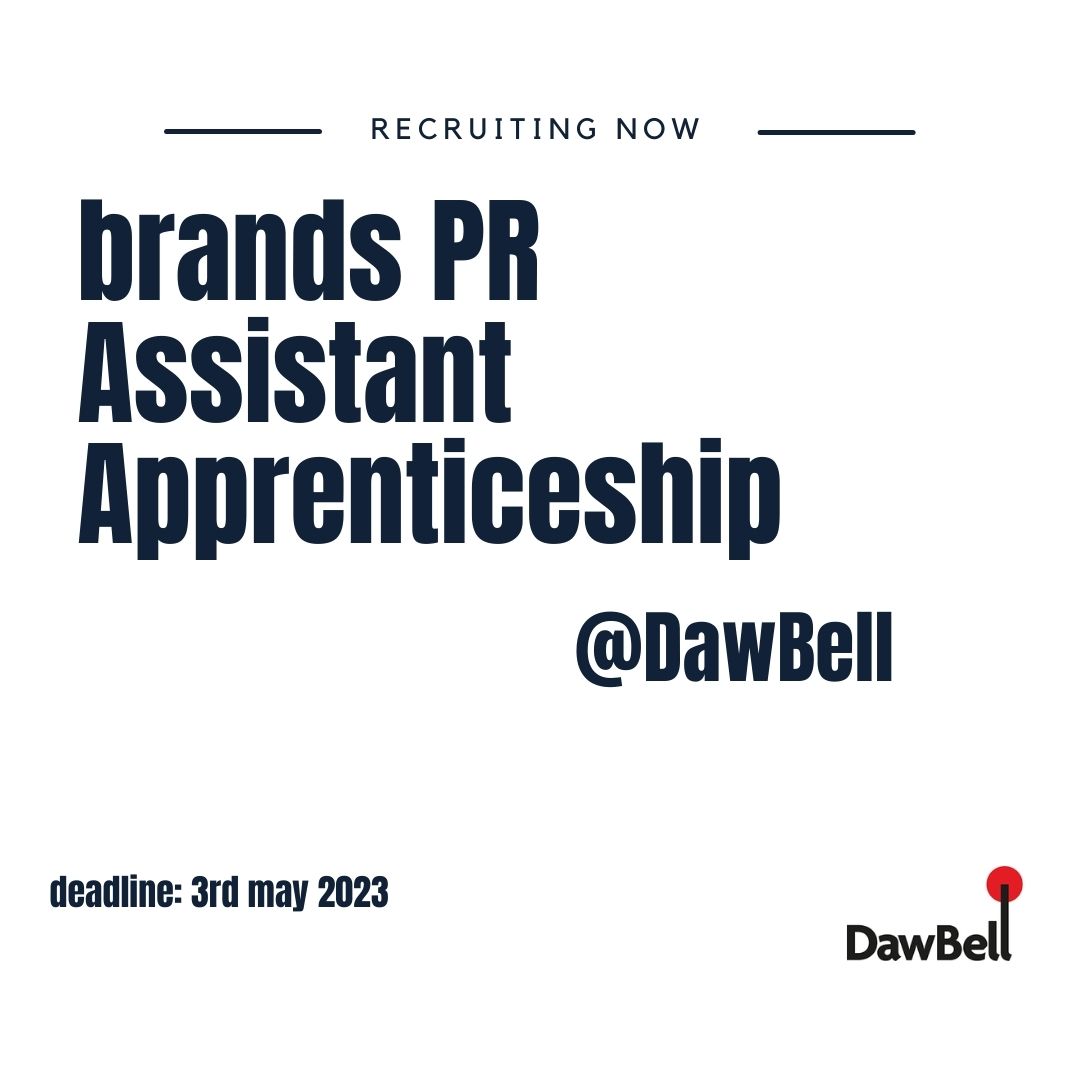 Kickstart your career in PR in this Brands PR Assistant Apprenticeship.
